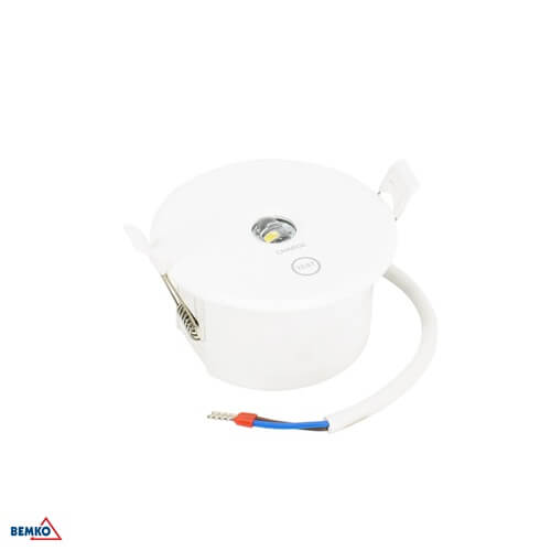 PANIK SVJETILJKA LED 1W 3H IP54 120lm 6500K OKRUGLA TOLER-2 OPTIKA SC